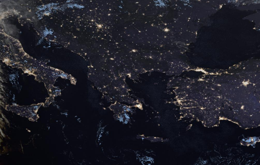 Τελευταία δορυφορική εικόνα νεφοκάλυψης Τελευταία δορυφορική εικόνα νεφοκάλυψης