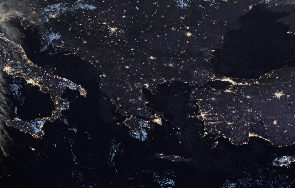 Τελευταία δορυφορική εικόνα νεφοκάλυψης Τελευταία δορυφορική εικόνα νεφοκάλυψης