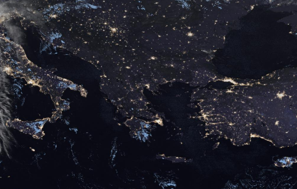 Τελευταία δορυφορική εικόνα νεφοκάλυψης Τελευταία δορυφορική εικόνα νεφοκάλυψης