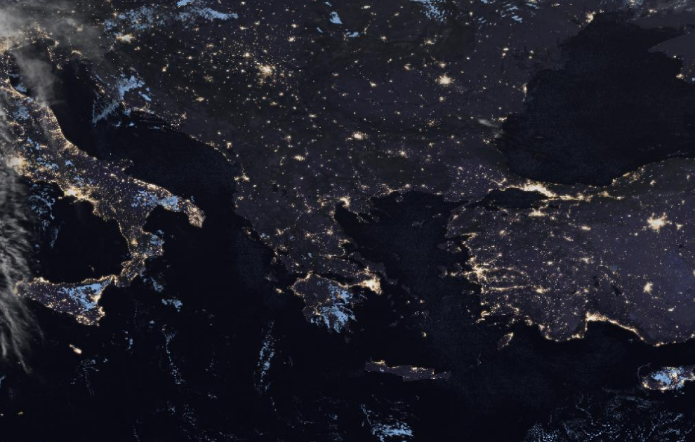 Τελευταία δορυφορική εικόνα νεφοκάλυψης Τελευταία δορυφορική εικόνα νεφοκάλυψης