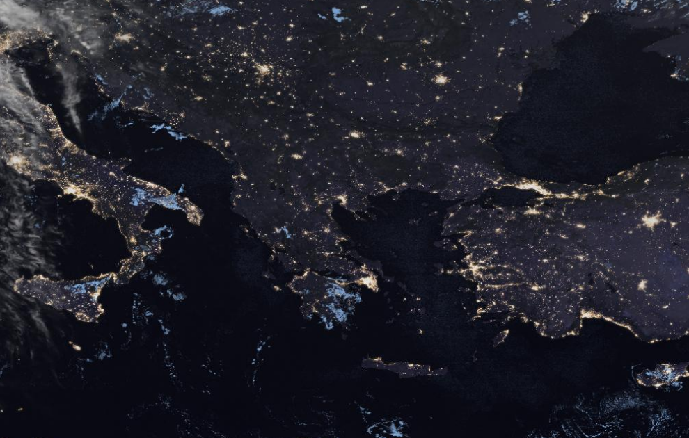 Τελευταία δορυφορική εικόνα νεφοκάλυψης Τελευταία δορυφορική εικόνα νεφοκάλυψης