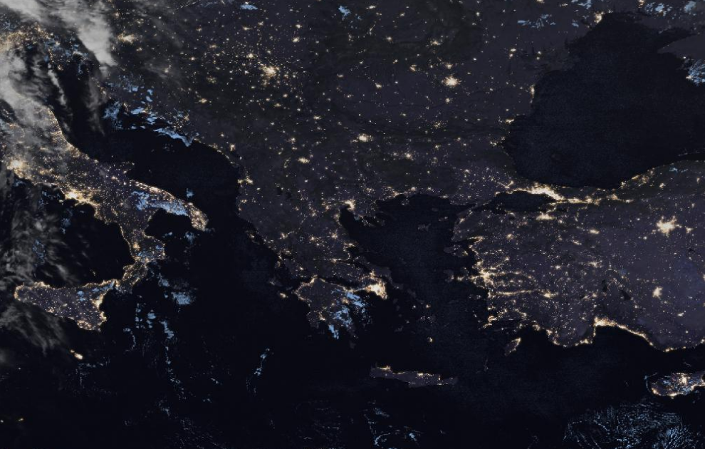 Τελευταία δορυφορική εικόνα νεφοκάλυψης Τελευταία δορυφορική εικόνα νεφοκάλυψης