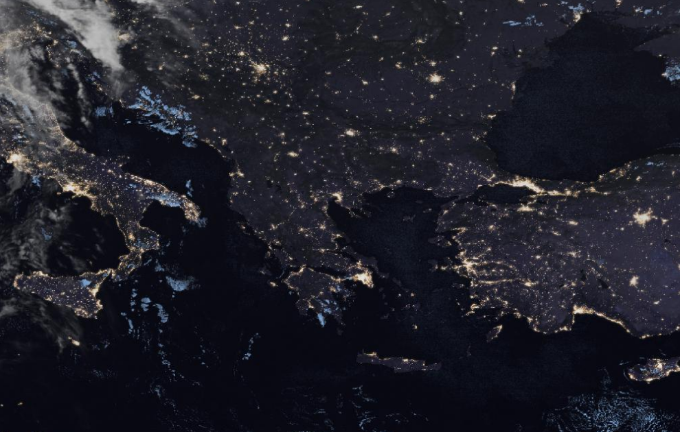 Τελευταία δορυφορική εικόνα νεφοκάλυψης Τελευταία δορυφορική εικόνα νεφοκάλυψης