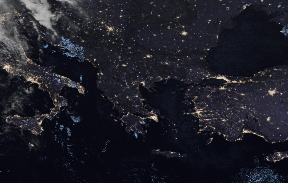 Τελευταία δορυφορική εικόνα νεφοκάλυψης Τελευταία δορυφορική εικόνα νεφοκάλυψης