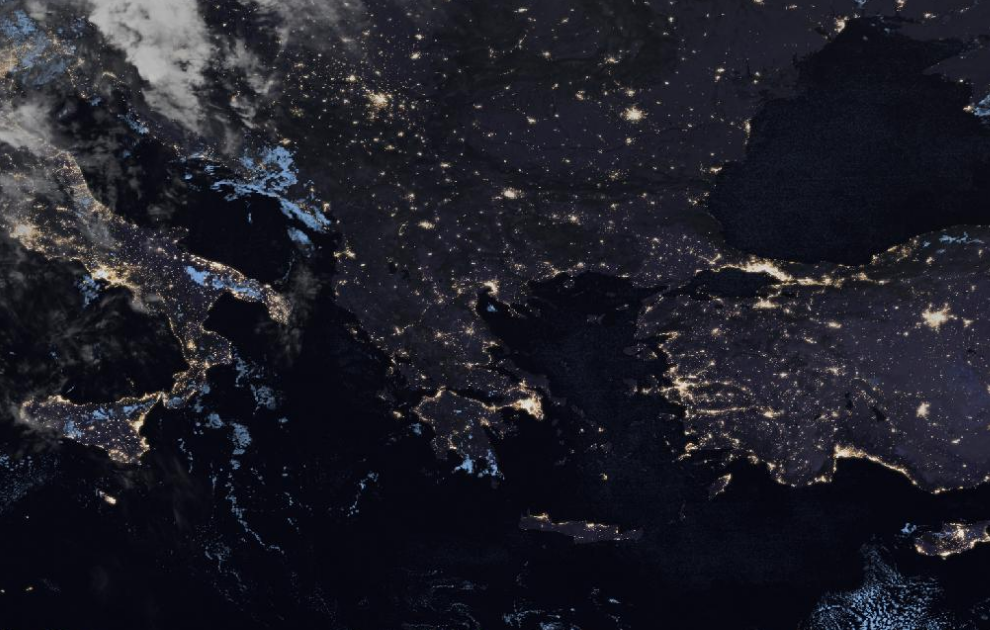 Τελευταία δορυφορική εικόνα νεφοκάλυψης Τελευταία δορυφορική εικόνα νεφοκάλυψης