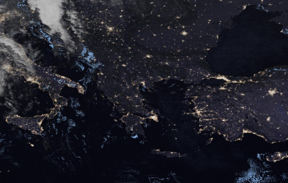 Τελευταία δορυφορική εικόνα νεφοκάλυψης Τελευταία δορυφορική εικόνα νεφοκάλυψης