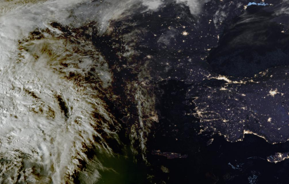 Τελευταία δορυφορική εικόνα νεφοκάλυψης Τελευταία δορυφορική εικόνα νεφοκάλυψης