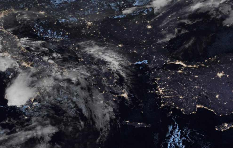 Τελευταία δορυφορική εικόνα νεφοκάλυψης Τελευταία δορυφορική εικόνα νεφοκάλυψης