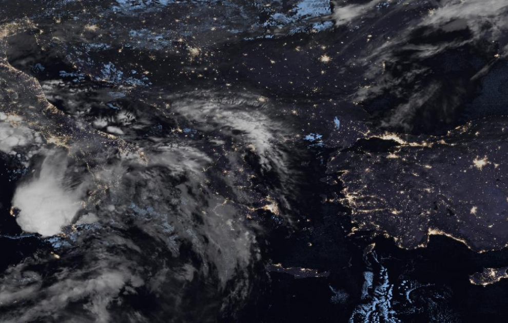 Τελευταία δορυφορική εικόνα νεφοκάλυψης Τελευταία δορυφορική εικόνα νεφοκάλυψης