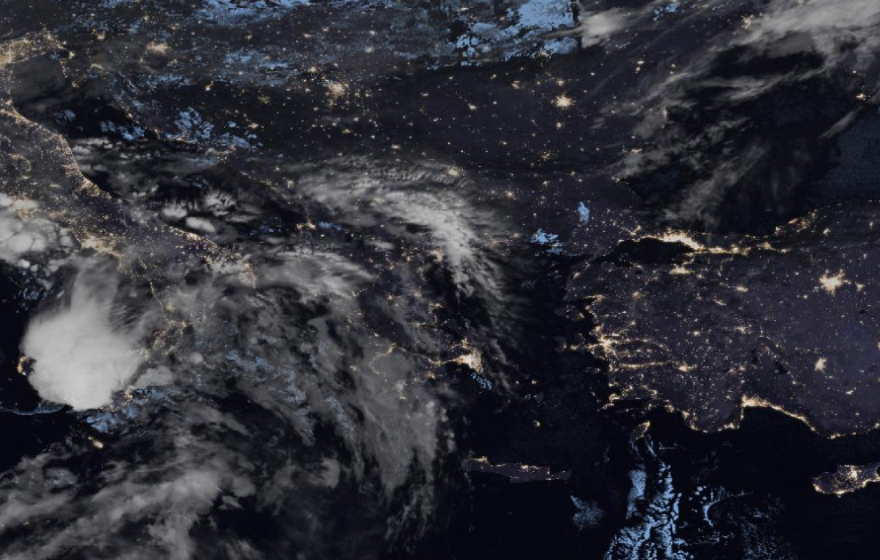 Τελευταία δορυφορική εικόνα νεφοκάλυψης Τελευταία δορυφορική εικόνα νεφοκάλυψης