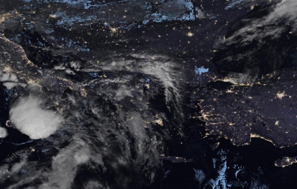 Τελευταία δορυφορική εικόνα νεφοκάλυψης Τελευταία δορυφορική εικόνα νεφοκάλυψης