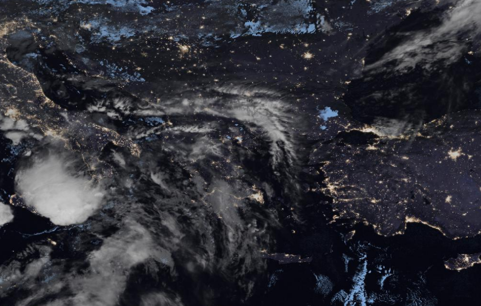 Τελευταία δορυφορική εικόνα νεφοκάλυψης Τελευταία δορυφορική εικόνα νεφοκάλυψης