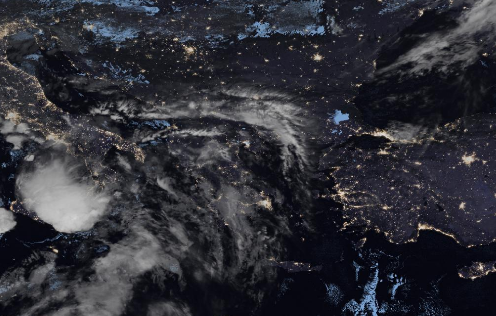 Τελευταία δορυφορική εικόνα νεφοκάλυψης Τελευταία δορυφορική εικόνα νεφοκάλυψης