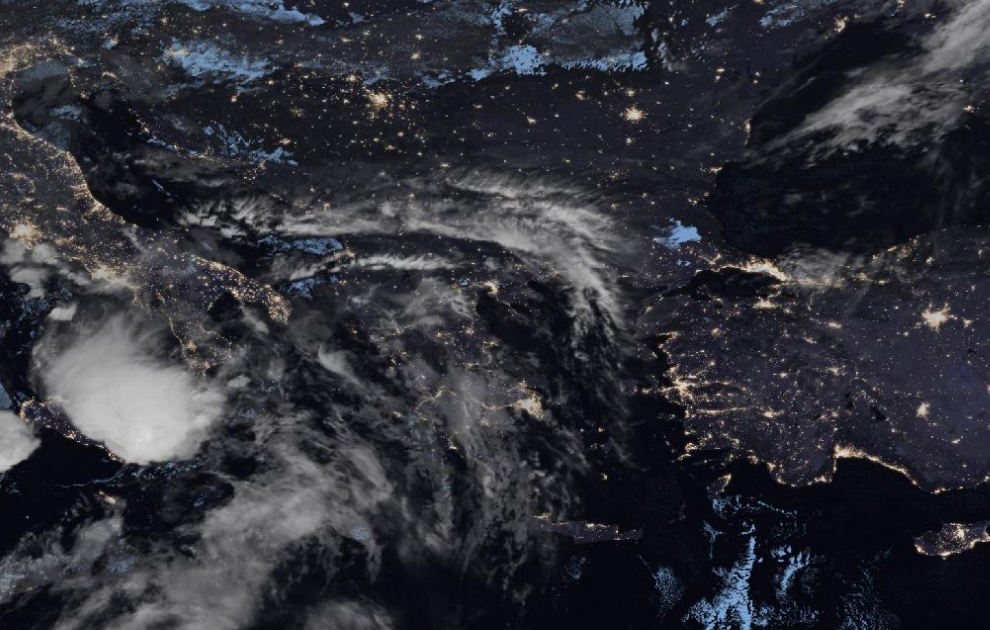 Τελευταία δορυφορική εικόνα νεφοκάλυψης Τελευταία δορυφορική εικόνα νεφοκάλυψης