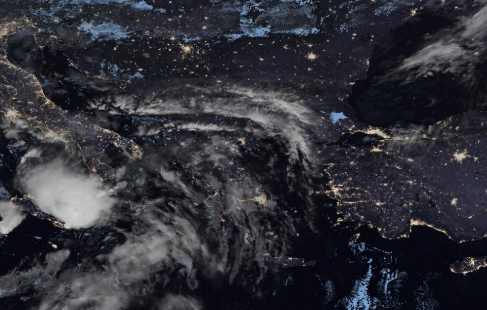 Τελευταία δορυφορική εικόνα νεφοκάλυψης Τελευταία δορυφορική εικόνα νεφοκάλυψης