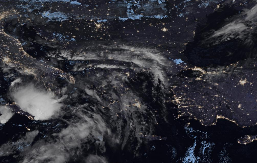 Τελευταία δορυφορική εικόνα νεφοκάλυψης Τελευταία δορυφορική εικόνα νεφοκάλυψης