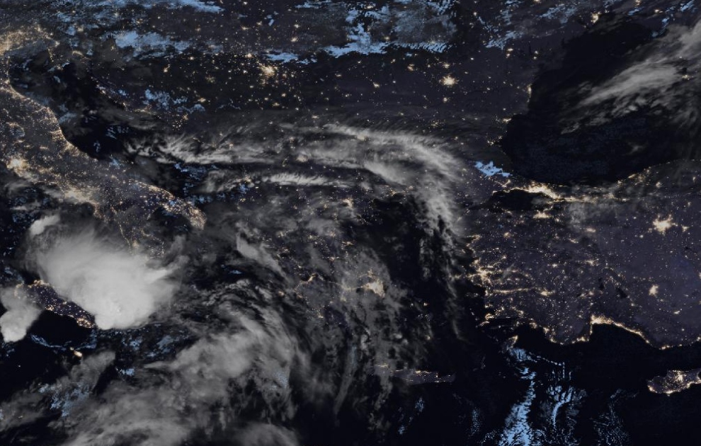 Τελευταία δορυφορική εικόνα νεφοκάλυψης Τελευταία δορυφορική εικόνα νεφοκάλυψης