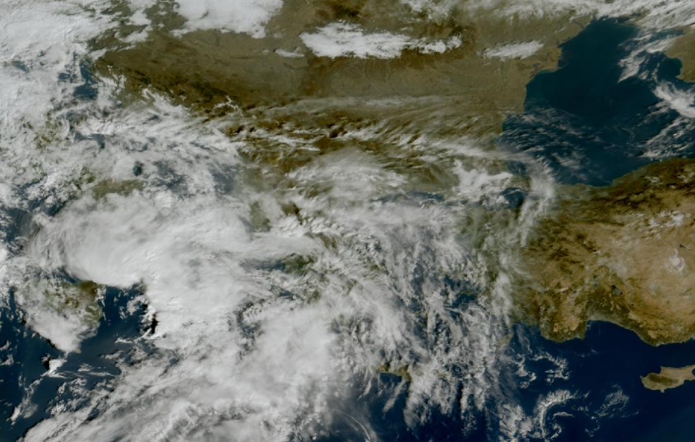 Τελευταία δορυφορική εικόνα νεφοκάλυψης Τελευταία δορυφορική εικόνα νεφοκάλυψης