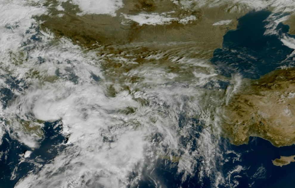 Τελευταία δορυφορική εικόνα νεφοκάλυψης Τελευταία δορυφορική εικόνα νεφοκάλυψης