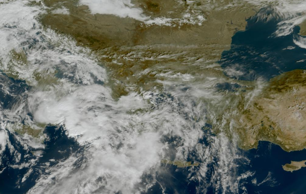 Τελευταία δορυφορική εικόνα νεφοκάλυψης Τελευταία δορυφορική εικόνα νεφοκάλυψης