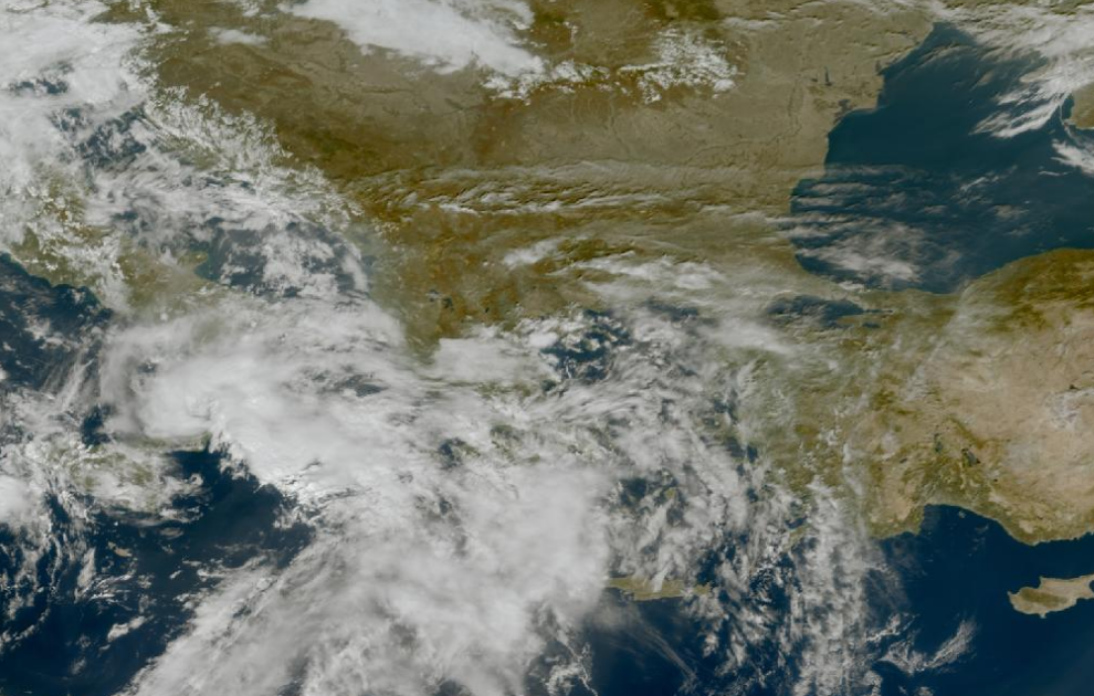 Τελευταία δορυφορική εικόνα νεφοκάλυψης Τελευταία δορυφορική εικόνα νεφοκάλυψης