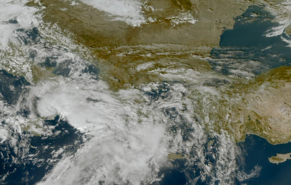 Τελευταία δορυφορική εικόνα νεφοκάλυψης Τελευταία δορυφορική εικόνα νεφοκάλυψης