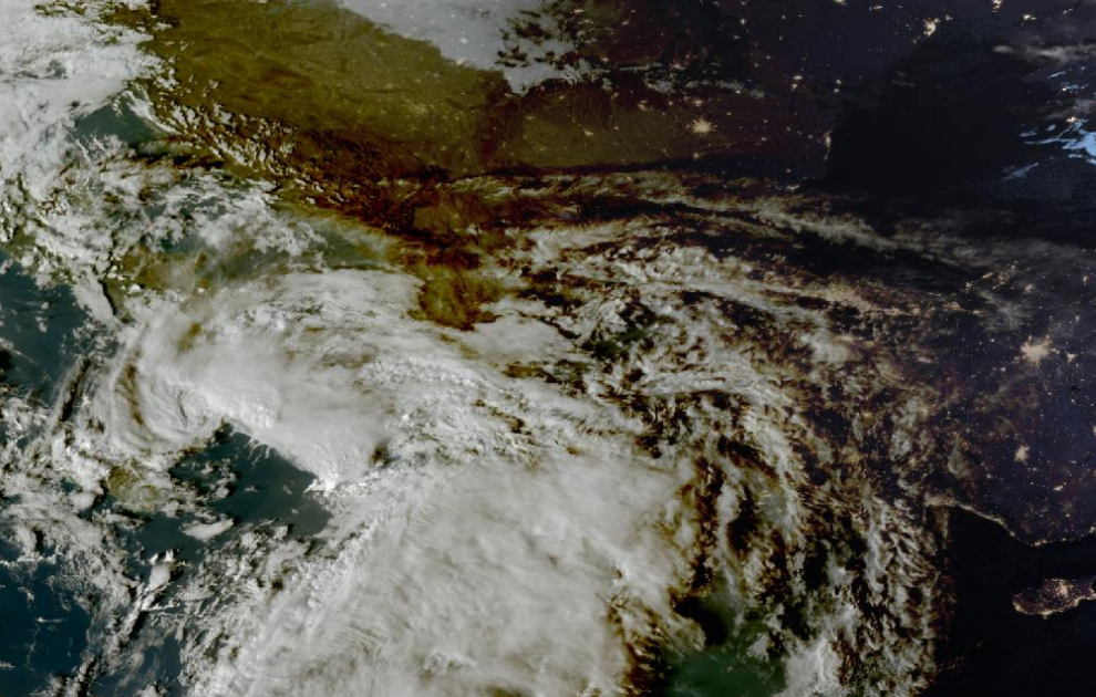 Τελευταία δορυφορική εικόνα νεφοκάλυψης Τελευταία δορυφορική εικόνα νεφοκάλυψης