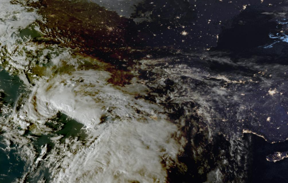 Τελευταία δορυφορική εικόνα νεφοκάλυψης Τελευταία δορυφορική εικόνα νεφοκάλυψης