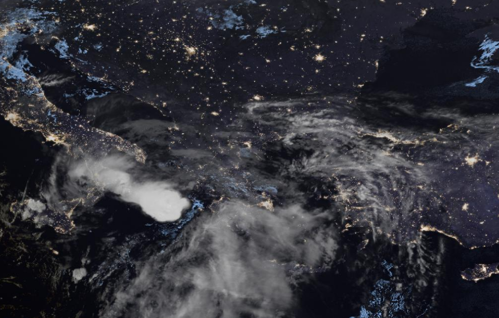 Τελευταία δορυφορική εικόνα νεφοκάλυψης Τελευταία δορυφορική εικόνα νεφοκάλυψης