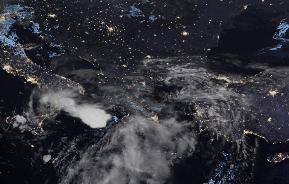 Τελευταία δορυφορική εικόνα νεφοκάλυψης Τελευταία δορυφορική εικόνα νεφοκάλυψης