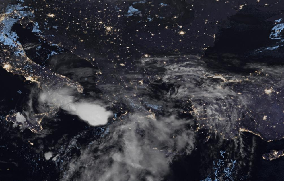 Τελευταία δορυφορική εικόνα νεφοκάλυψης Τελευταία δορυφορική εικόνα νεφοκάλυψης