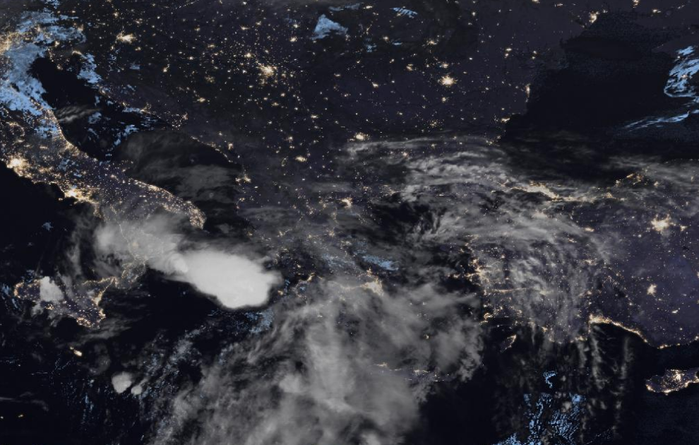 Τελευταία δορυφορική εικόνα νεφοκάλυψης Τελευταία δορυφορική εικόνα νεφοκάλυψης