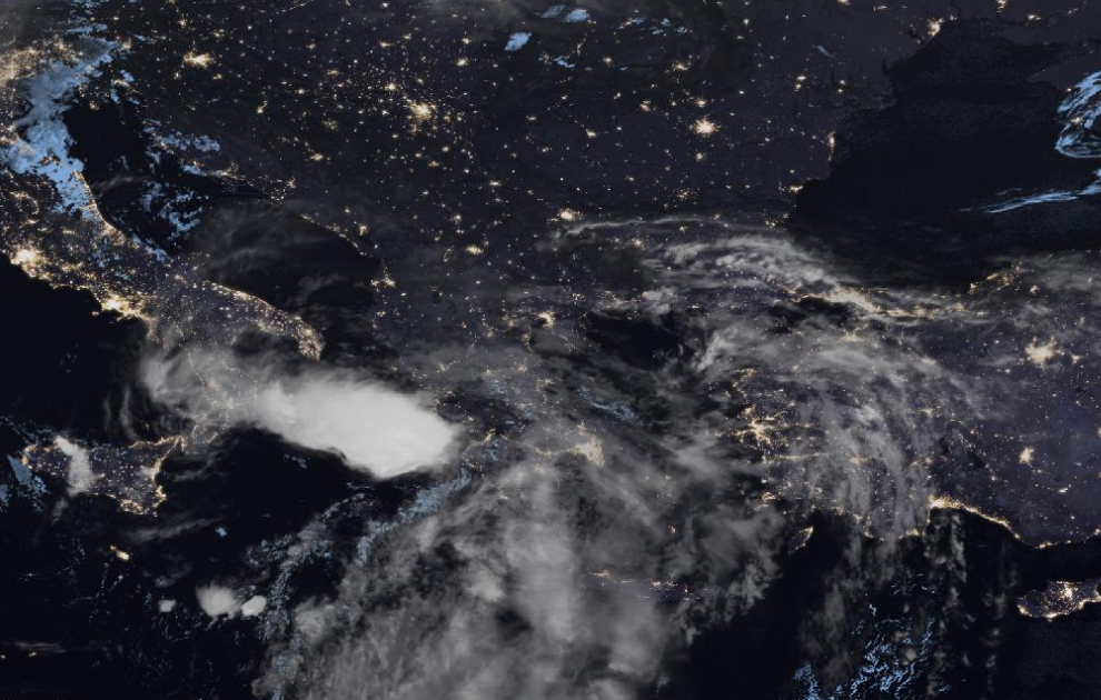 Τελευταία δορυφορική εικόνα νεφοκάλυψης Τελευταία δορυφορική εικόνα νεφοκάλυψης