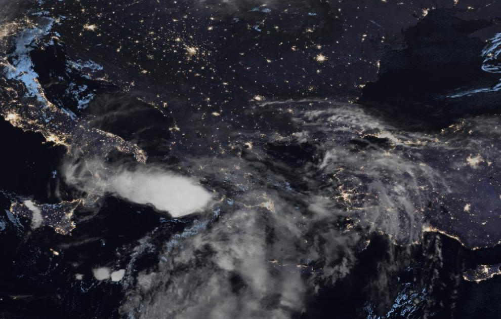 Τελευταία δορυφορική εικόνα νεφοκάλυψης Τελευταία δορυφορική εικόνα νεφοκάλυψης