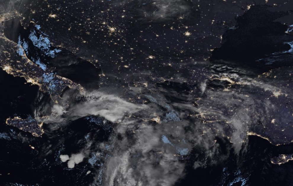 Τελευταία δορυφορική εικόνα νεφοκάλυψης Τελευταία δορυφορική εικόνα νεφοκάλυψης