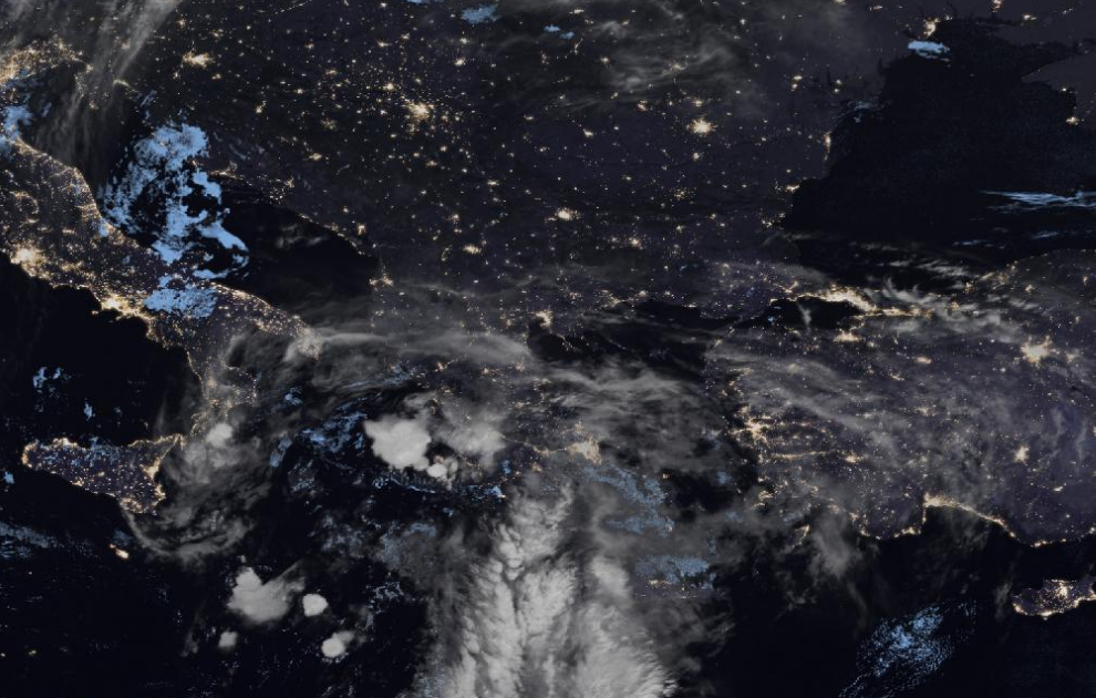 Τελευταία δορυφορική εικόνα νεφοκάλυψης Τελευταία δορυφορική εικόνα νεφοκάλυψης