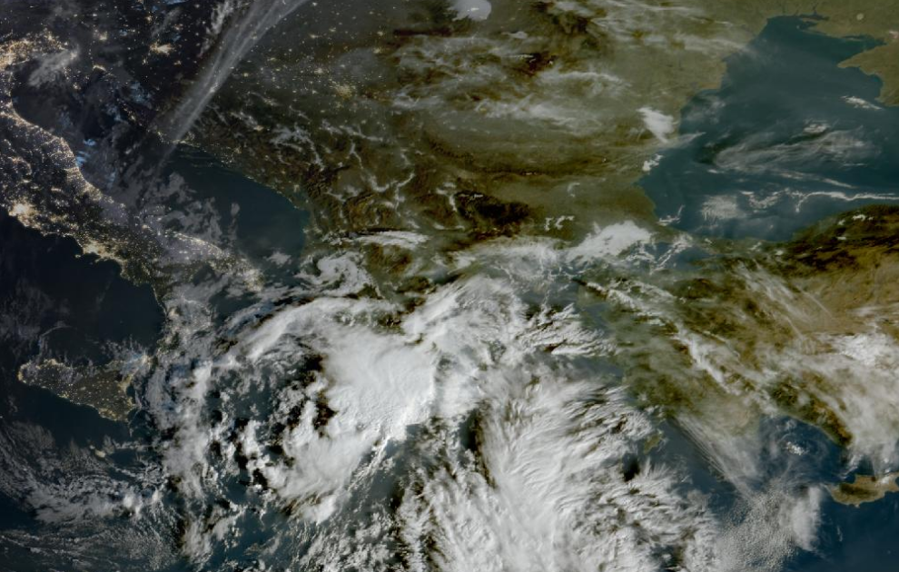 Τελευταία δορυφορική εικόνα νεφοκάλυψης Τελευταία δορυφορική εικόνα νεφοκάλυψης