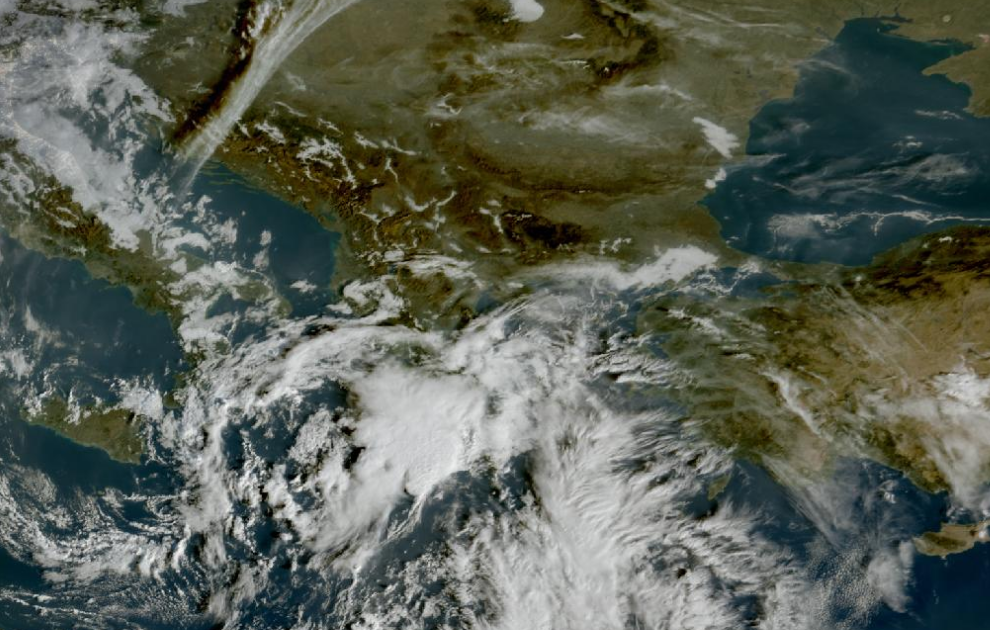 Τελευταία δορυφορική εικόνα νεφοκάλυψης Τελευταία δορυφορική εικόνα νεφοκάλυψης