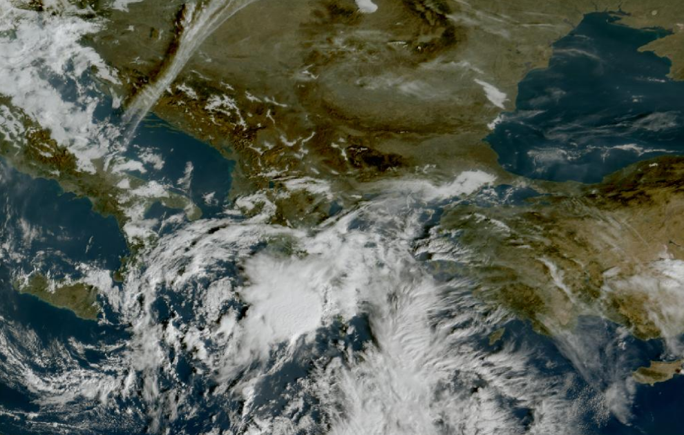 Τελευταία δορυφορική εικόνα νεφοκάλυψης Τελευταία δορυφορική εικόνα νεφοκάλυψης