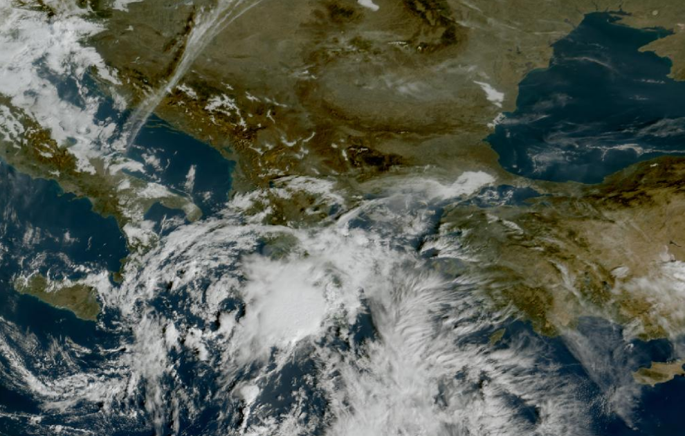 Τελευταία δορυφορική εικόνα νεφοκάλυψης Τελευταία δορυφορική εικόνα νεφοκάλυψης