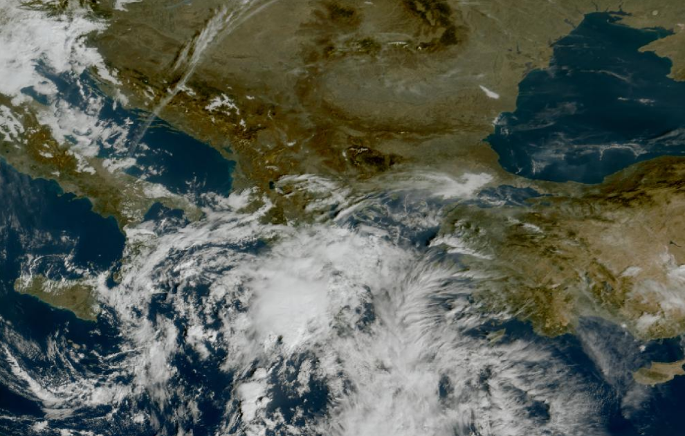 Τελευταία δορυφορική εικόνα νεφοκάλυψης Τελευταία δορυφορική εικόνα νεφοκάλυψης