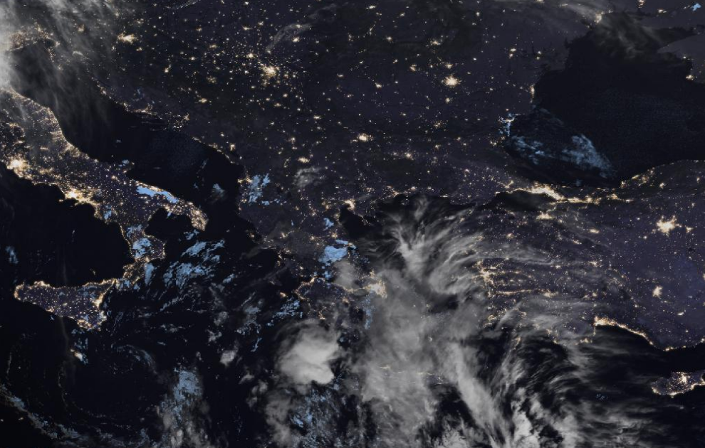 Τελευταία δορυφορική εικόνα νεφοκάλυψης Τελευταία δορυφορική εικόνα νεφοκάλυψης